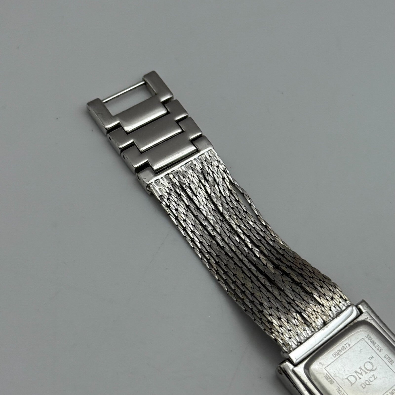 23mm Working Ladies DMQ Jewelled DQCZ Silver Tone Quartz Watch 6 Inches