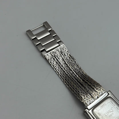 23mm Working Ladies DMQ Jewelled DQCZ Silver Tone Quartz Watch 6 Inches