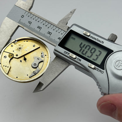 40.9mm Antique Unique Interesting Pattern Key Wound Pocket Watch Movement PARTS