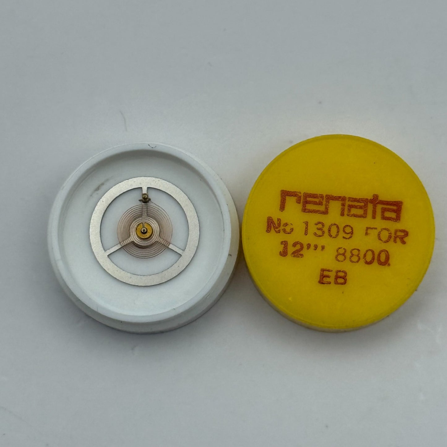 EB 8800 Balance Wheel Complete And Spring 12’’’ 1309 Watch Movement Parts NOS