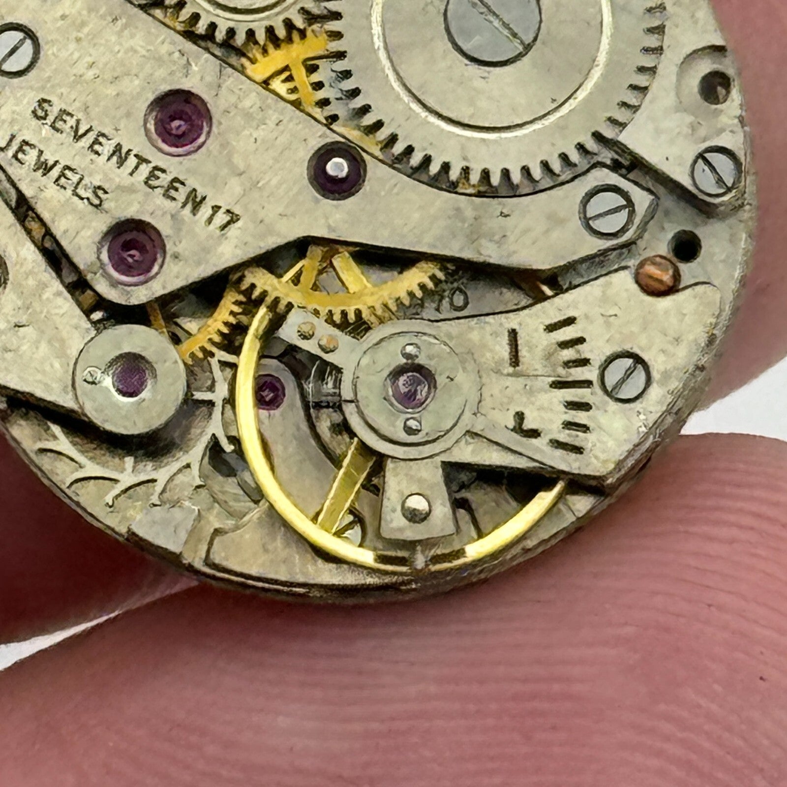 19.7mm Trebex AS 970 A Schild Sub Seconds Manual Wind Swiss Watch Movement PARTS