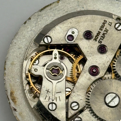 Garrard ETA 900 Watch Movement Manual Wind Vintage Swiss Parts Repair 23.6mm