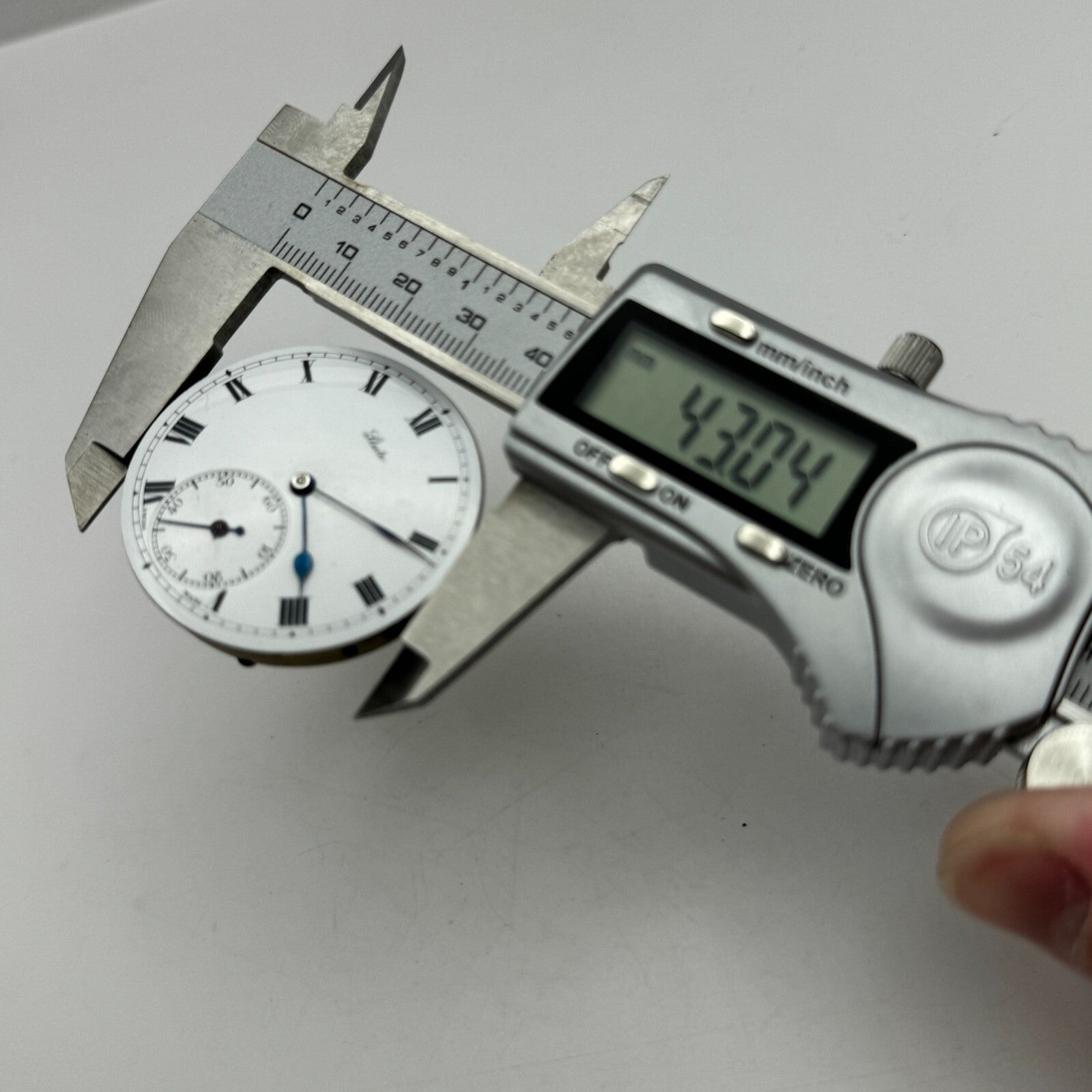 43mm Antique State US PAT.24MAY-1904 Swiss Hunter Pocket Watch Movement PARTS