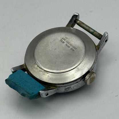 25mm Vintage Blue Timex Snoopy 1958 United Feature Syndicate INC Watch FOR PARTS