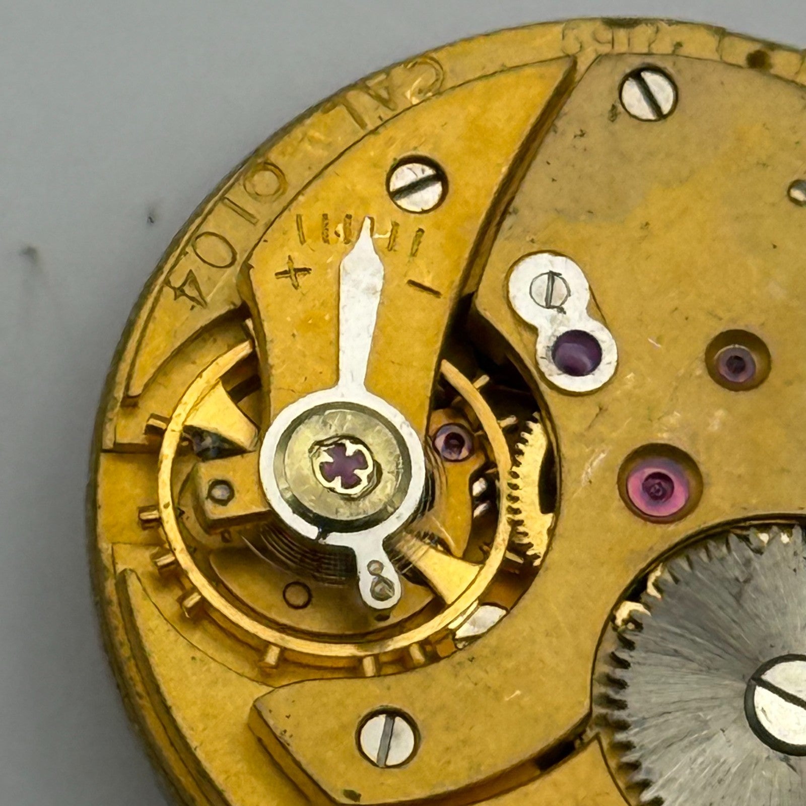 Smiths Imperial 5911 Cal 0104 Watch Movement Manual Wind Vintage Parts 26.9mm