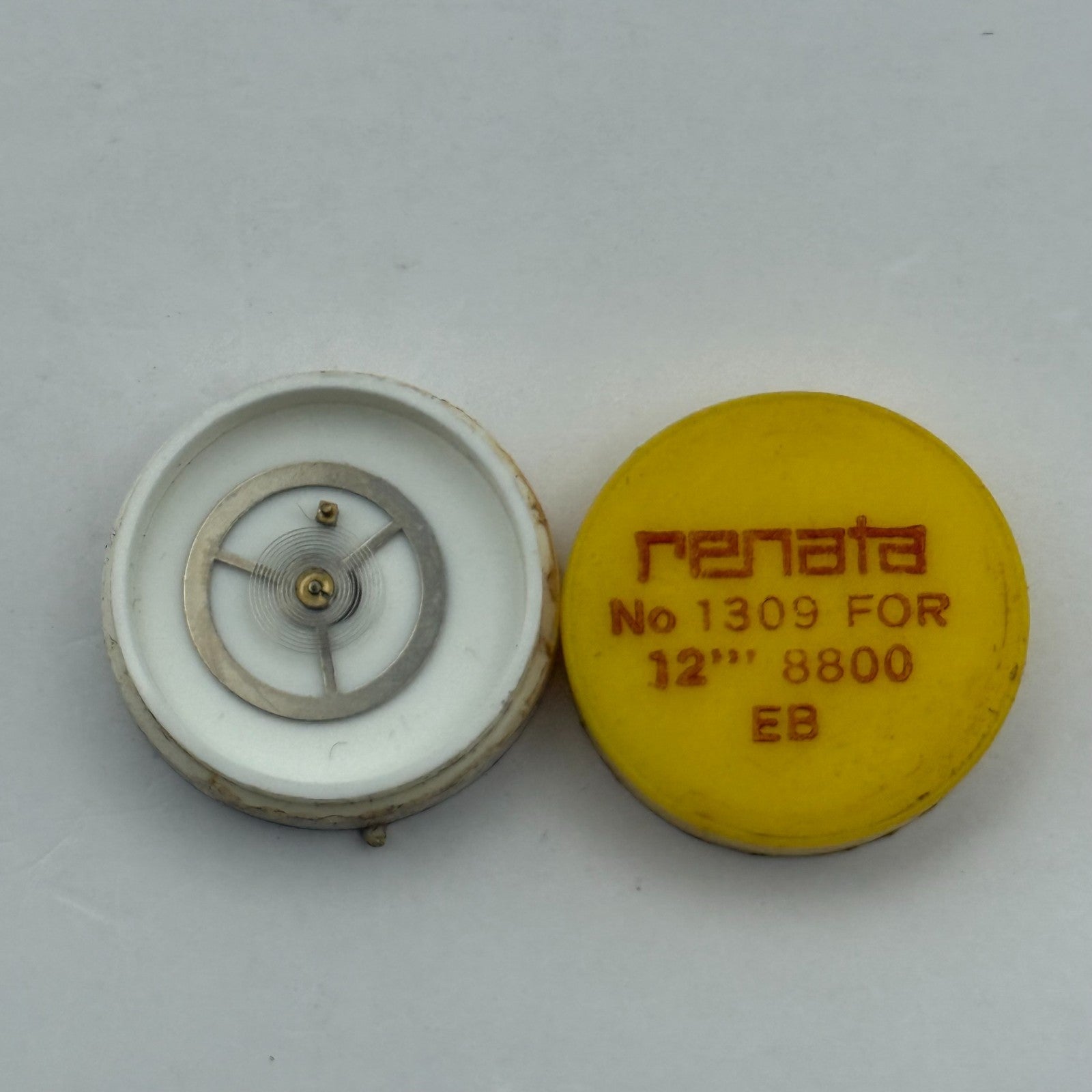 EB 8800 Balance Wheel Complete And Spring  12’’’ 1309 Watch Movement Parts NOS