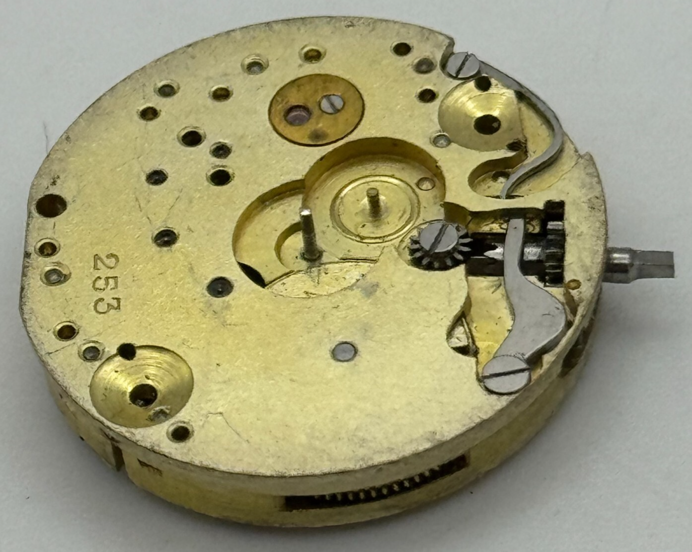 22.6mm High Grade Stauffer S S & Co 253 Swiss Watch Movement Vintage PARTS SPARE
