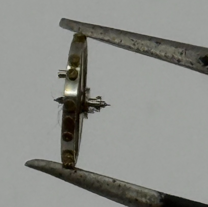 AS 976 1012 Balance Wheel Complete And Spring  29 M Watch Movement Parts NOS