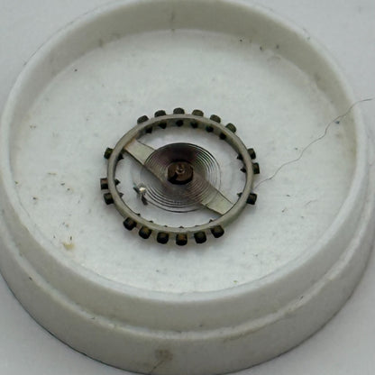 AS 1051 Balance Wheel Complete And Spring 5¼’’’ 34 M Watch Movement Parts NOS