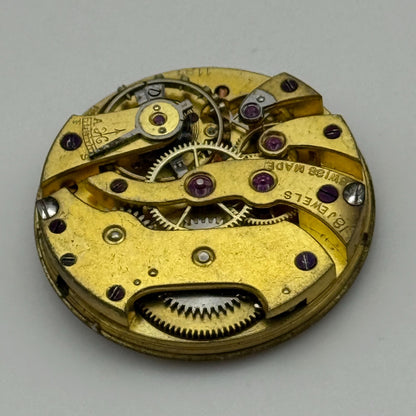 25.3mm Vintage Longines 11.87 Good Balance Manual Wind Watch Movement PARTS