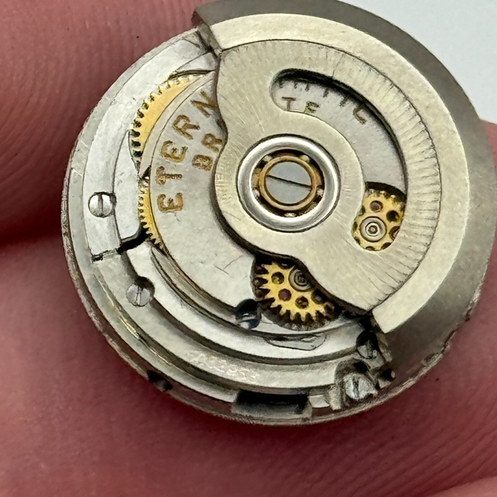 16.4mm Ladies Eterna Matic 1420 Automatic Watch Movement Swiss Vintage PARTS