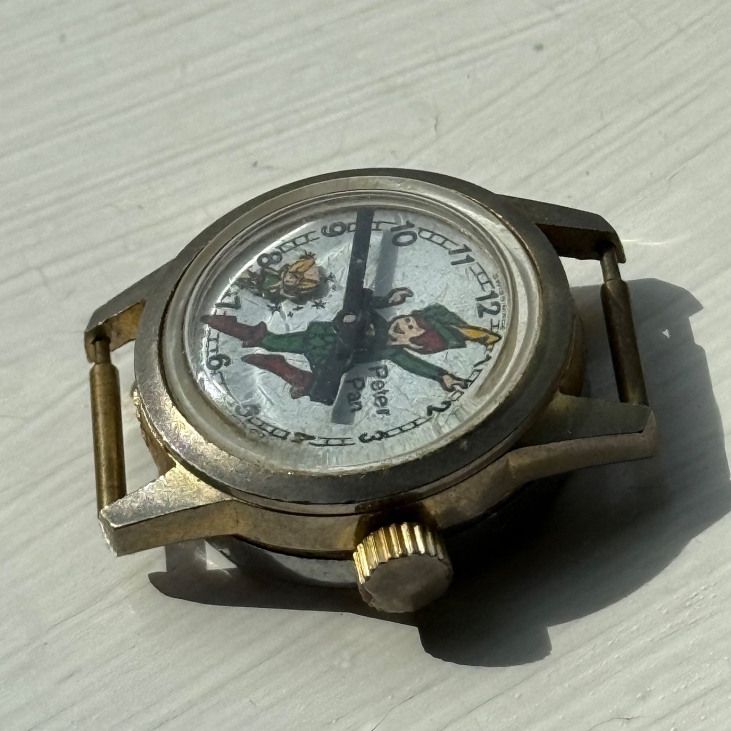 25mm Vintage 1972 Peter Pan Webster Watch Co Swiss Manual Wind PARTS / REPAIR