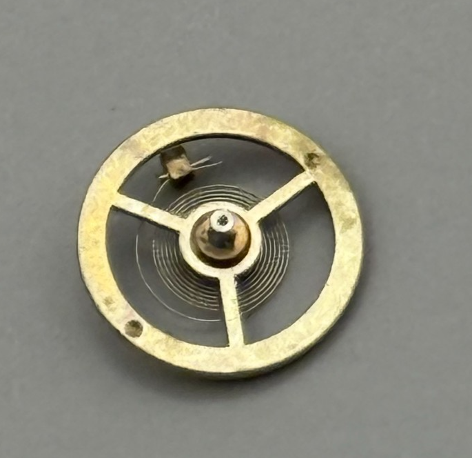 Forester 308 Balance Wheel Complete And Spring  5¼’’’ Watch Movement Parts 