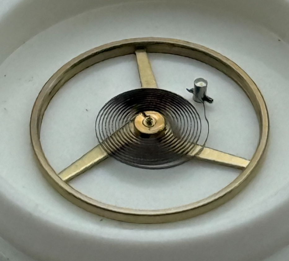 ETA 2390 2401 Balance Wheel Complete And Spring 1419 M Watch Movement Parts 