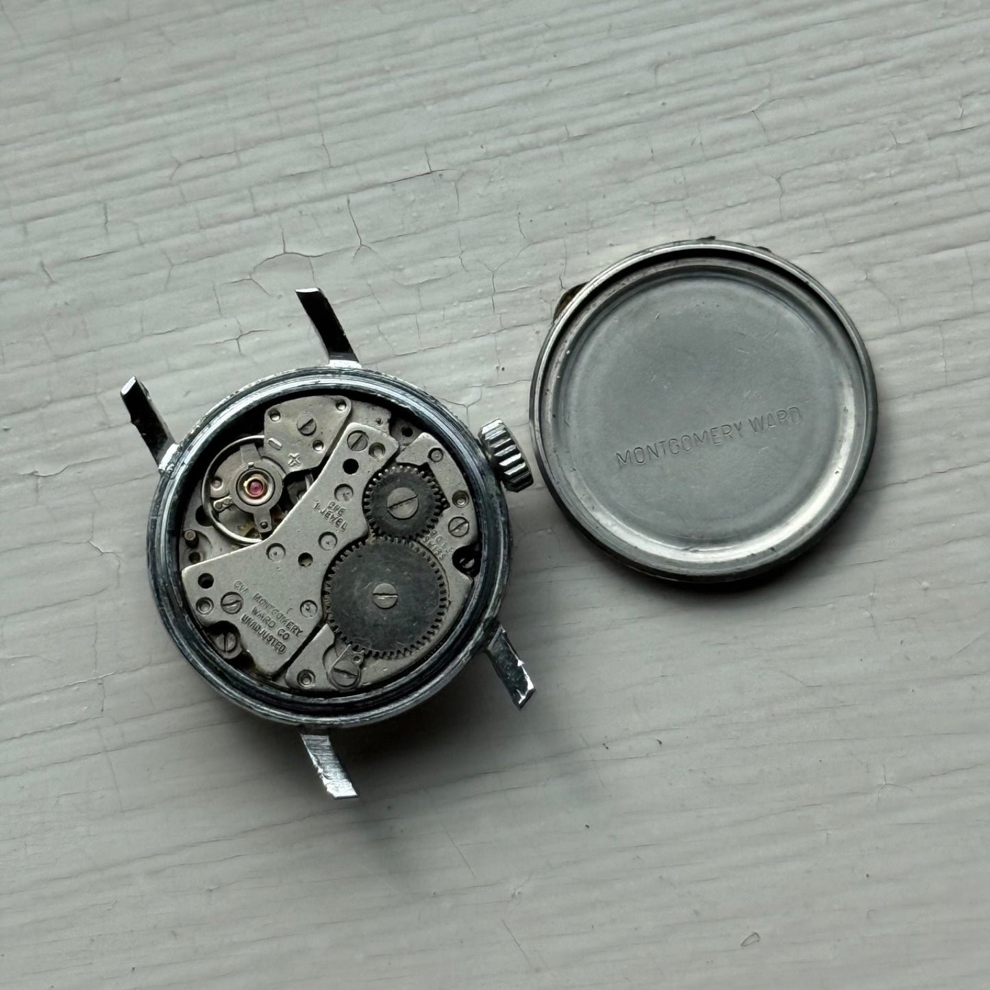 23mm Dorset Ronda Rl 9013 Shock Resistant Vintage Manual Wind Watch PARTS REPAIR