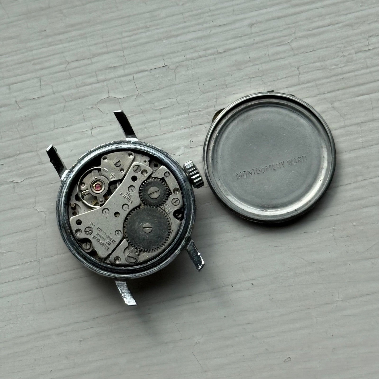 23mm Dorset Ronda Rl 9013 Shock Resistant Vintage Manual Wind Watch PARTS REPAIR