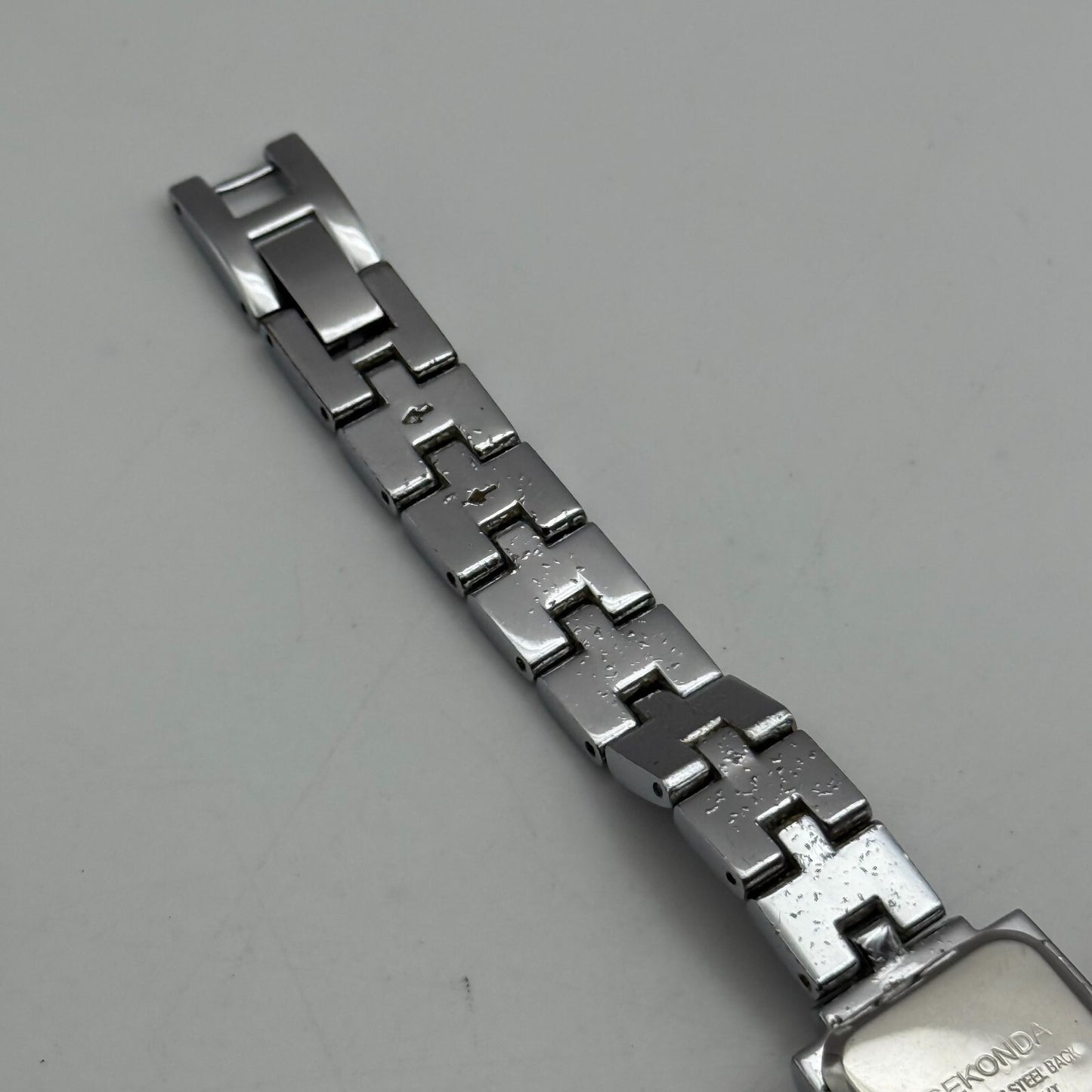 19mm Working Ladies Sekonda 4738 Jewelled Silver Tone Japan Quartz Watch 6 Inch