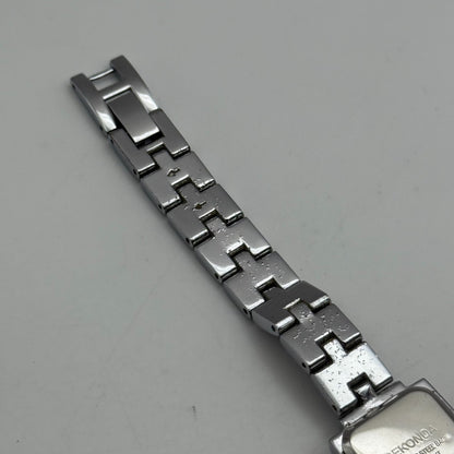 19mm Working Ladies Sekonda 4738 Jewelled Silver Tone Japan Quartz Watch 6 Inch