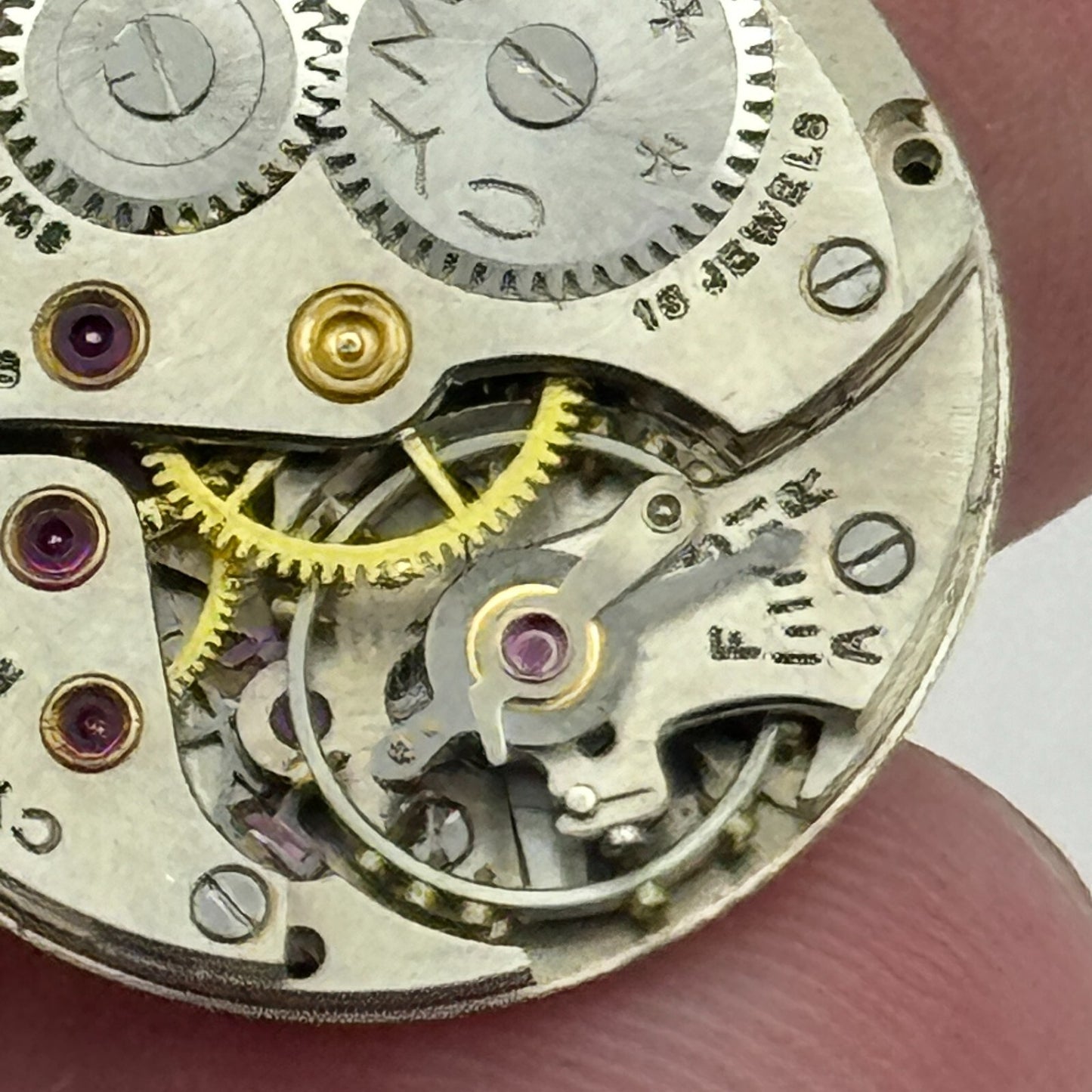 19.7mm Ladies Cyma R.424 Balance Ok Nice Finish Sub Seconds Watch Movement PARTS