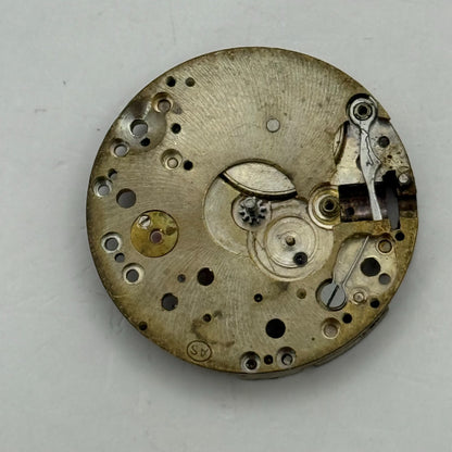 23.4mm Vintage Tegra AS A Schild Partial Manual Wind Watch Movement PARTS REPAIR