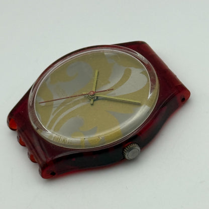 33mm Vintage 1990 Swatch GR106 Louis Watch UNTESTED PARTS REPAIR