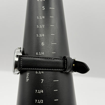 Pulsar Ladies Quartz Watch Date Dial Diamond Markers Leather Strap Working 27mm