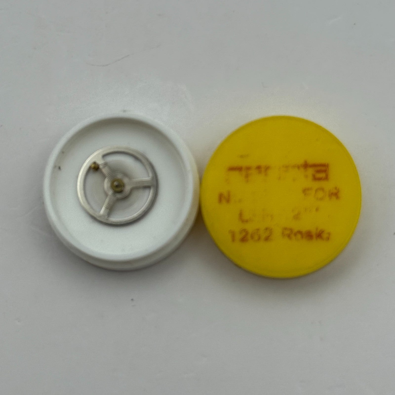 Roski LSH 1262 Balance Wheel Complete And Spring Watch Movement Parts NOS 