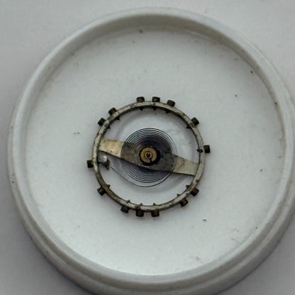 FHF 120 Balance Wheel Complete And Spring  6¾’’’ 205 Watch Movement Parts NOS