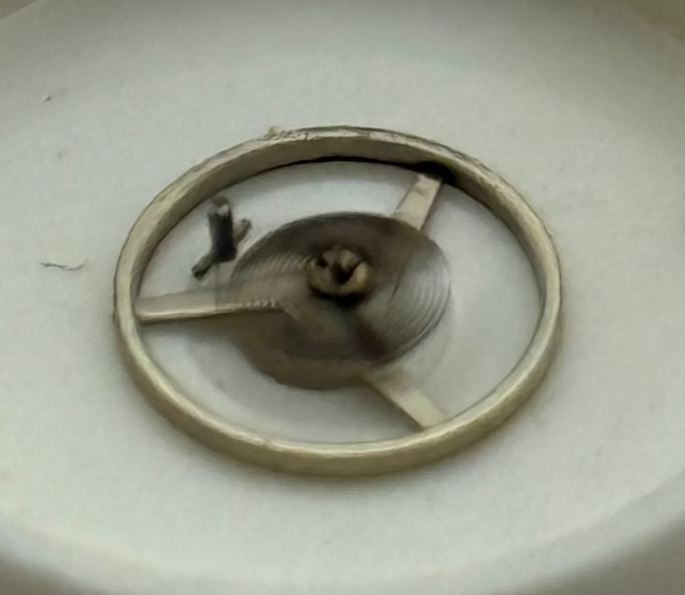 FEF 430 6600 Balance Wheel Complete And Spring 5½’’’ 1432 M Watch Parts NOS