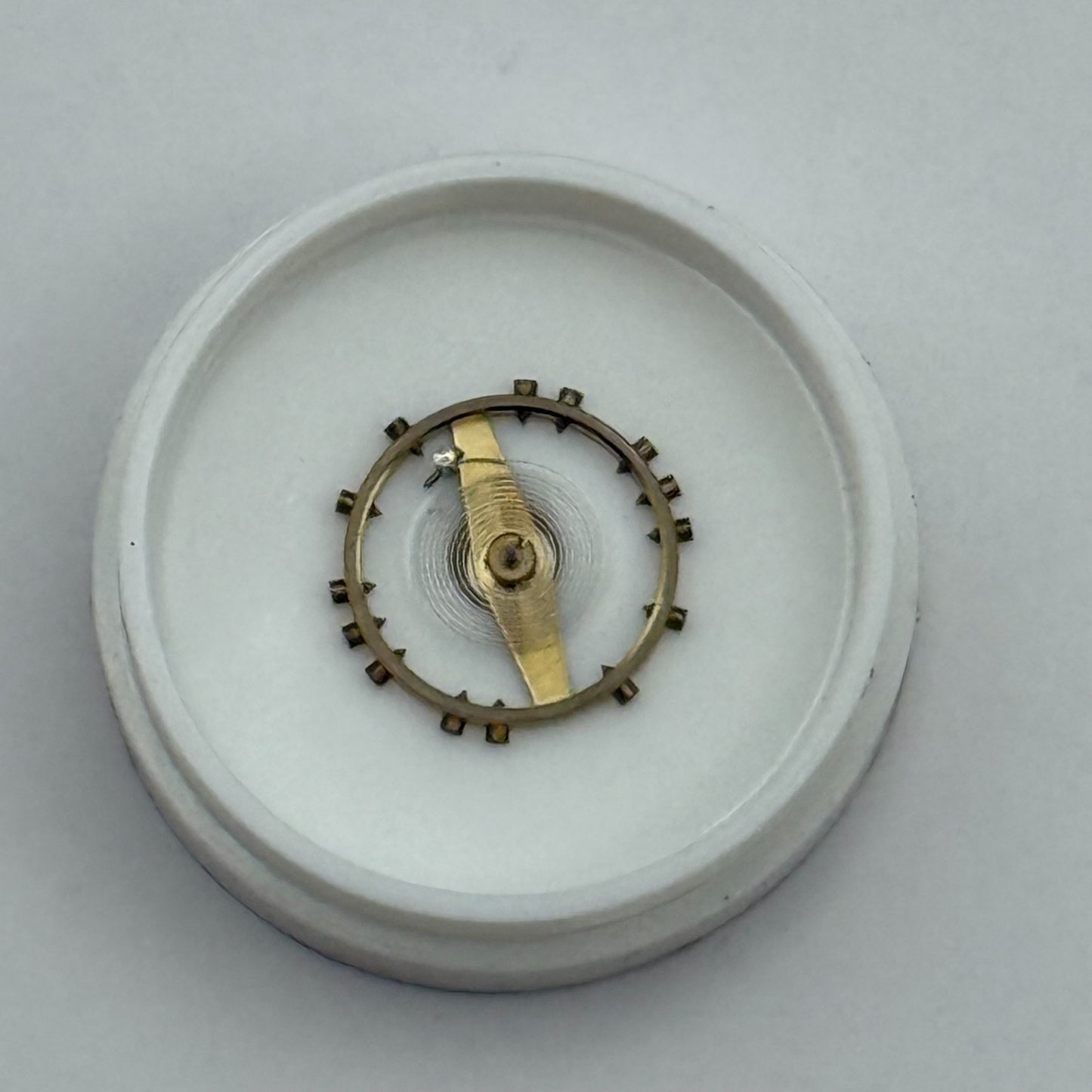 Derby 40 Balance Wheel Complete And Spring  8¾’’’ 102 M Watch Movement Parts NOS