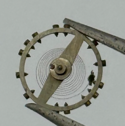 ETA 761 1201 Balance Wheel Complete And Spring 145 M Watch Movement Parts NOS