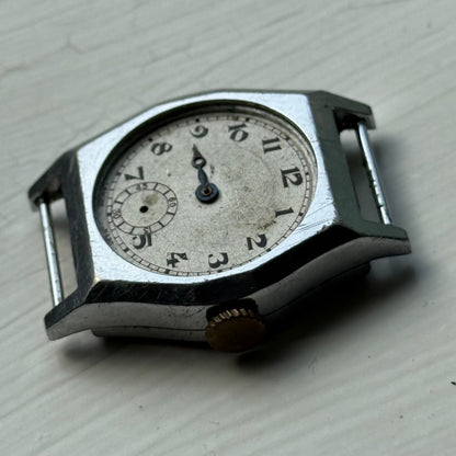 26mm Vintage Sub Seconds Good Balance Swiss Manual Wind Watch PARTS / REPAIR