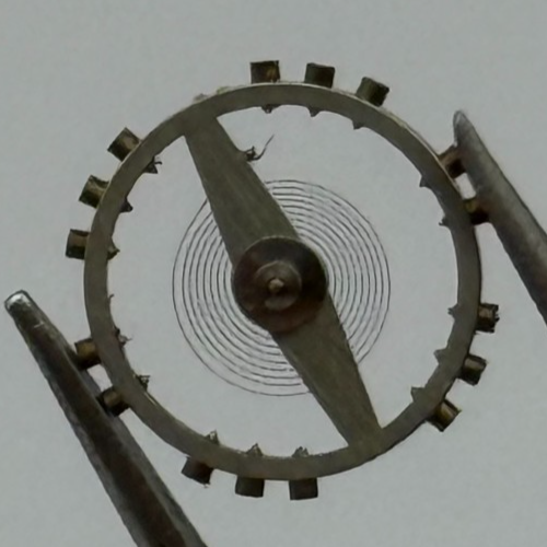 Derby 40 Balance Wheel Complete And Spring 8 3/4’’’ 102 M Watch Movement Parts