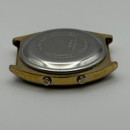 Casio Men's Chronograph Quartz Watch 56QGS-38 Gold Tone Japan 35mm PARTS REPAIR