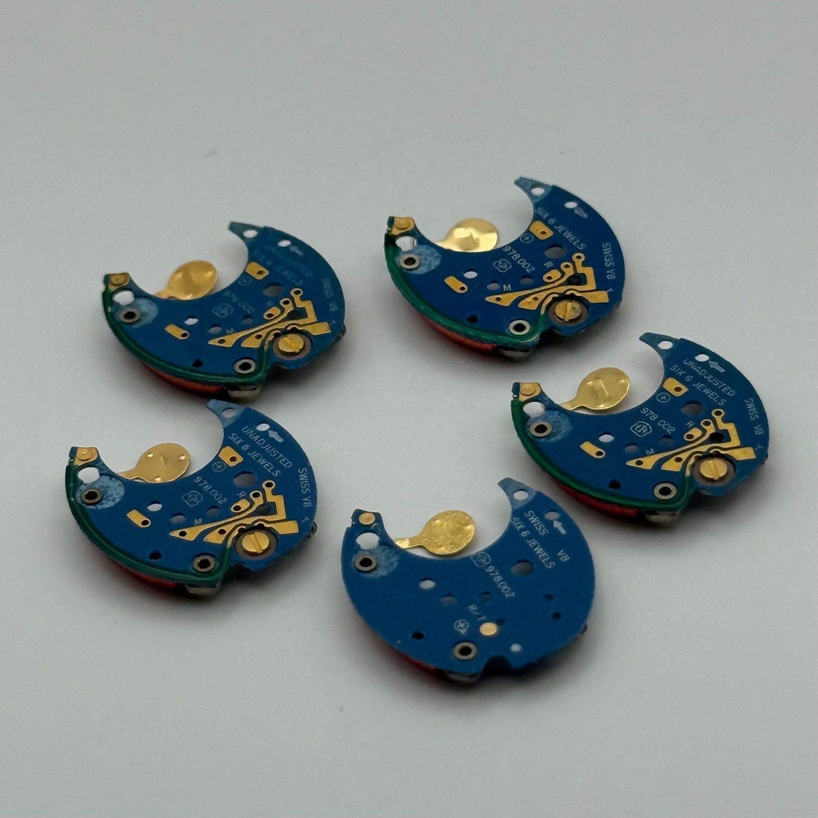 ETA ESA 978.002 x5 Quartz Watch Movement Incomplete Swiss Ladies Parts Repair