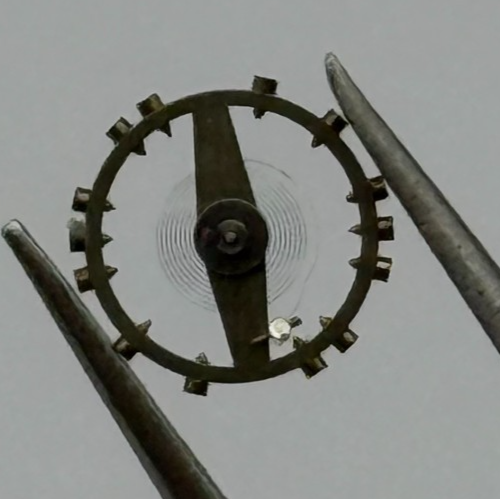 ETA 2487 Balance Wheel Complete And Spring Ord+Inca 1269 M Watch Movement Parts