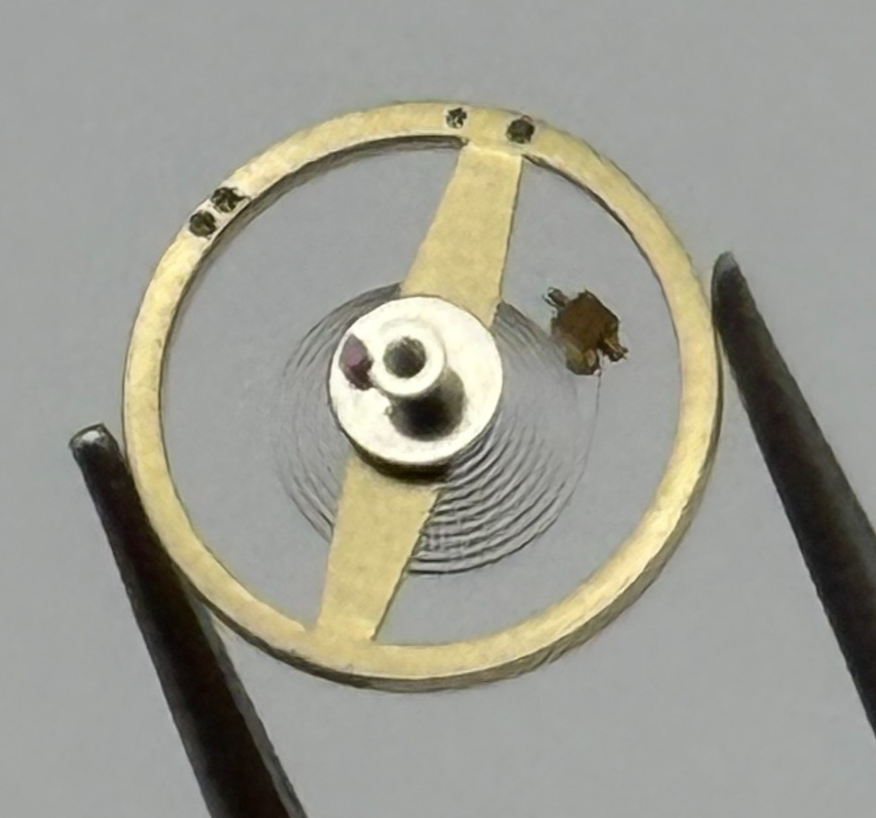 Ebosa 86 Balance Wheel Complete And Spring Conical Piva Watch Movement Parts
