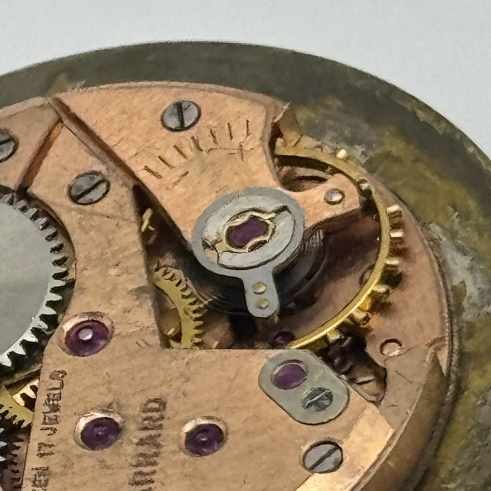 23.6mm Garrard ETA 1280 Balance Ok Watch Movement Swiss Vintage PARTS SPARES