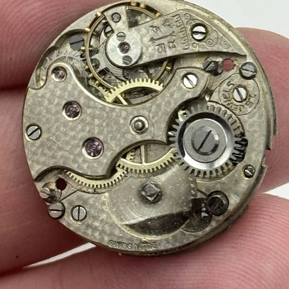 25.7mm Early ROLEX Rebberg Depose 15 Jewels Antique Watch Movement PARTS SPARES