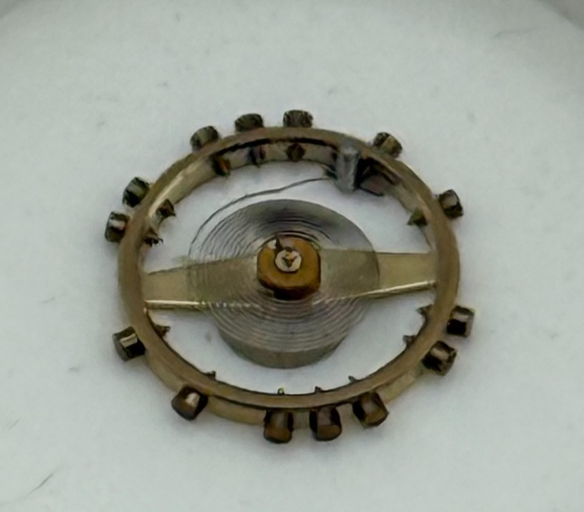 AS 976 1012 Balance Wheel Complete And Spring  532 M Watch Movement Parts NOS