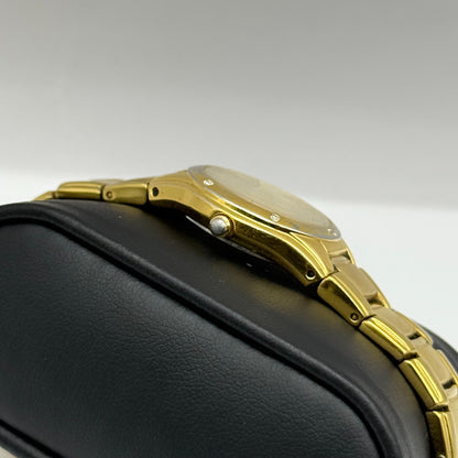 Lorus Ladies Quartz Watch Date Dial Gold Tone Bracelet Japan 24mm PARTS REPAIR