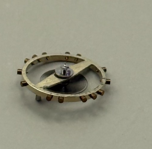 FHF 70 Balance Wheel Complete And Spring  10½’’’ 201 M Watch Movement Parts NOS