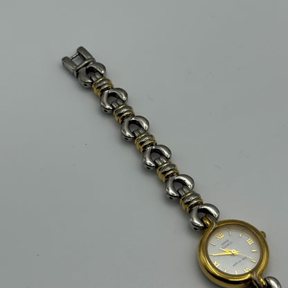 20mm Working Ladies Anne Klein III Two Tone Bracelet Quartz Watch 6.25 Inches
