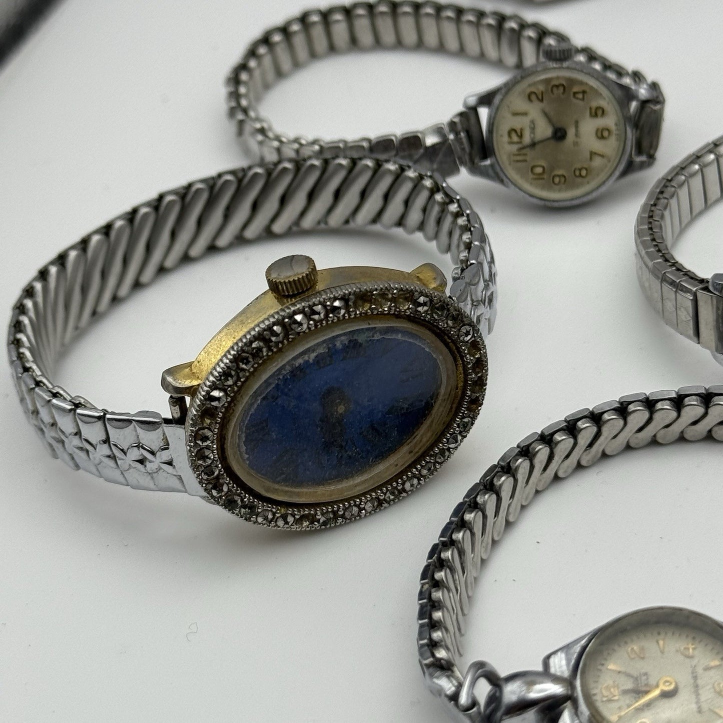 Bundle Of Ladies Vintage Manual Wind Wristwatches Joblot PARTS REPAIR SPARES