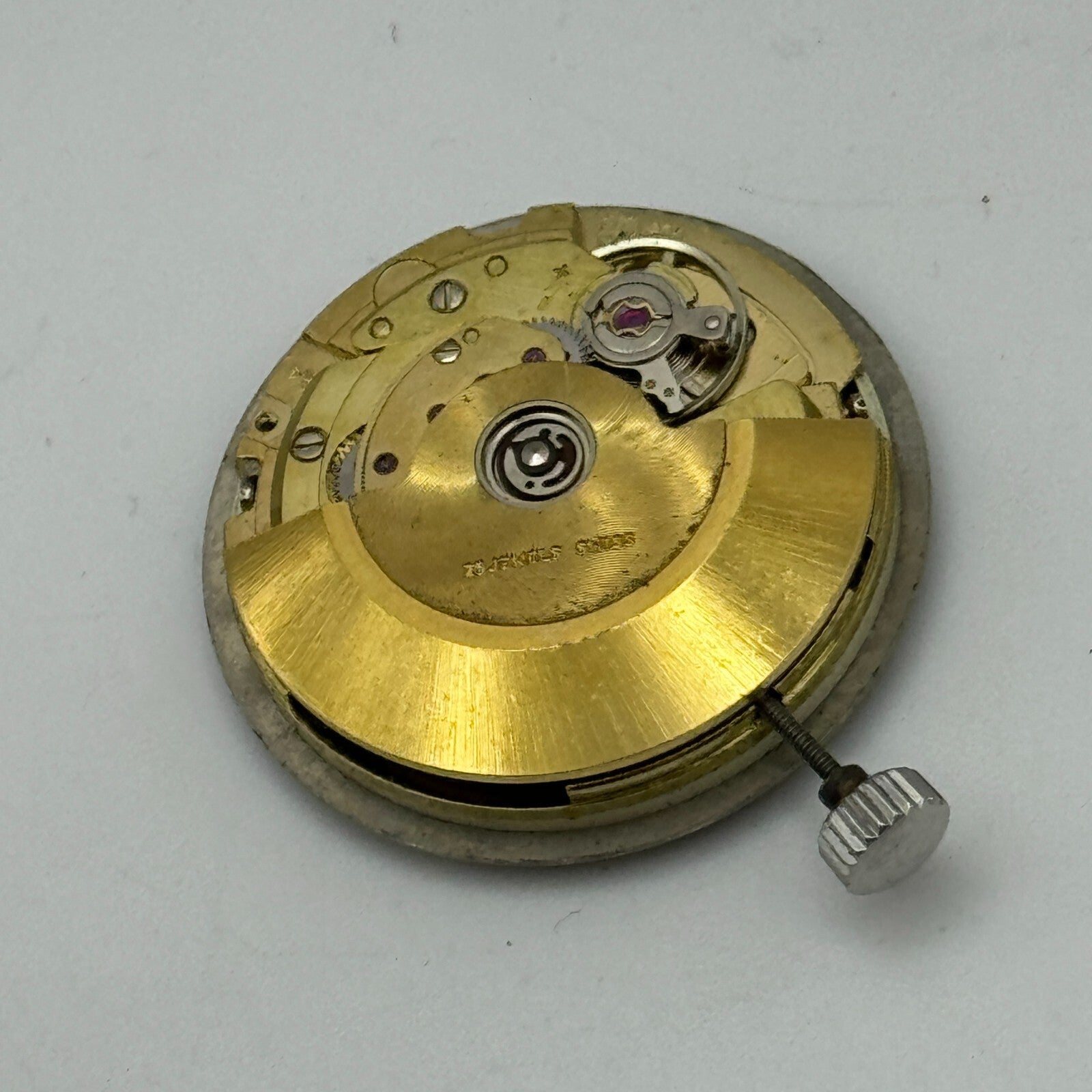 25.5mm Mens Running Swiss Emperor FHF 908 Automatic Watch Movement Vintage PARTS