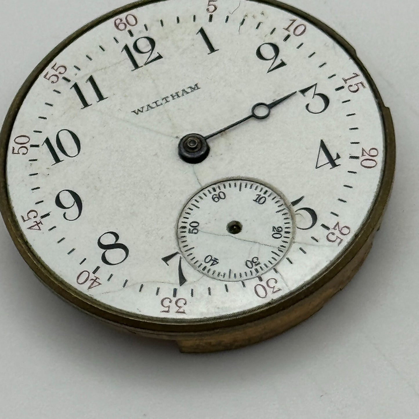 0s Men's Waltham Grade No. 160 Model 1900 American Watch Movement PARTS SPARES