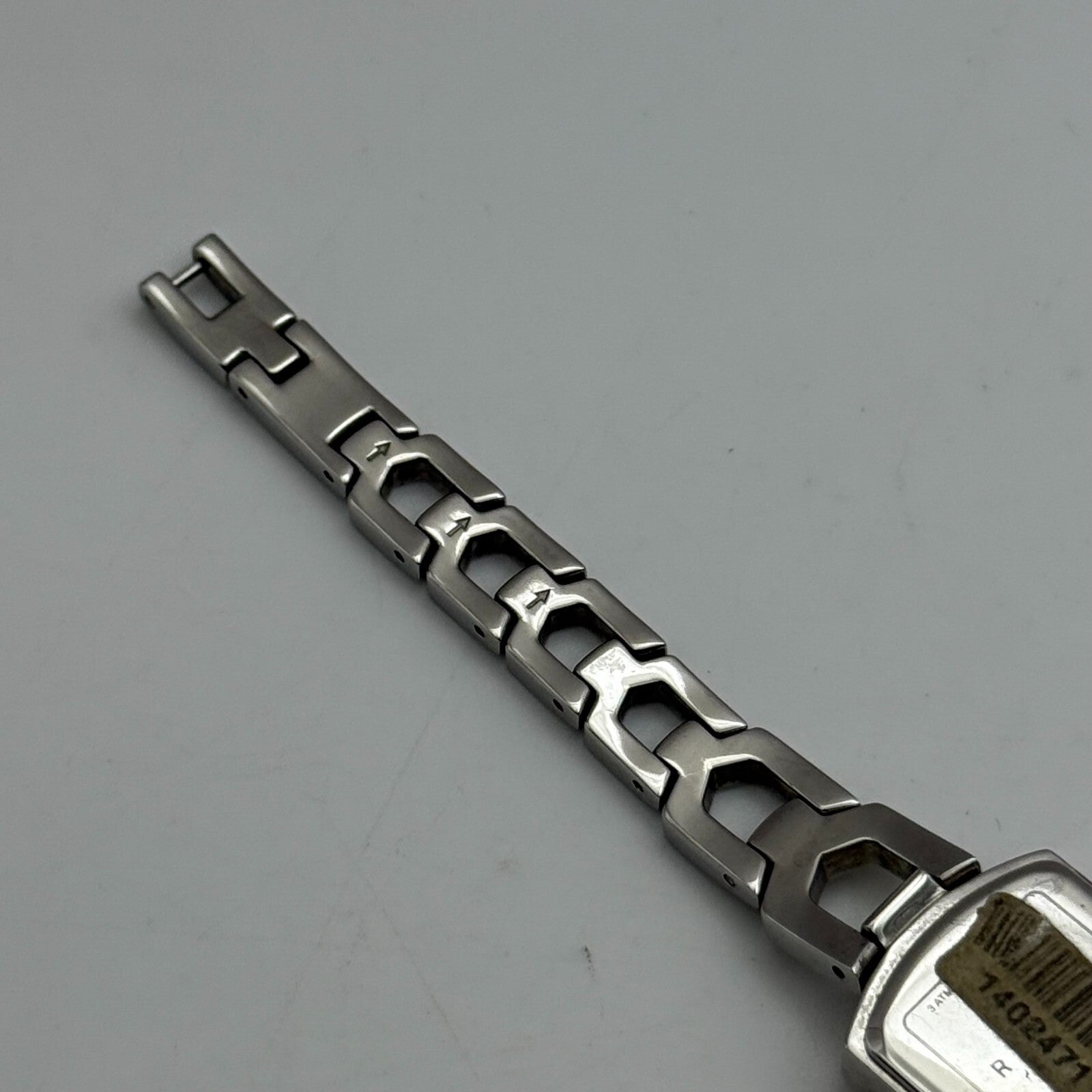 20mm Working Ladies Radley Silver Tone Quartz Panel Bracelet Watch 6 Inches