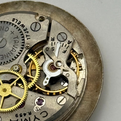 Cyma R.459 Cymaflex Watch Movement Manual Wind Vintage Swiss Parts Repair 23.5mm