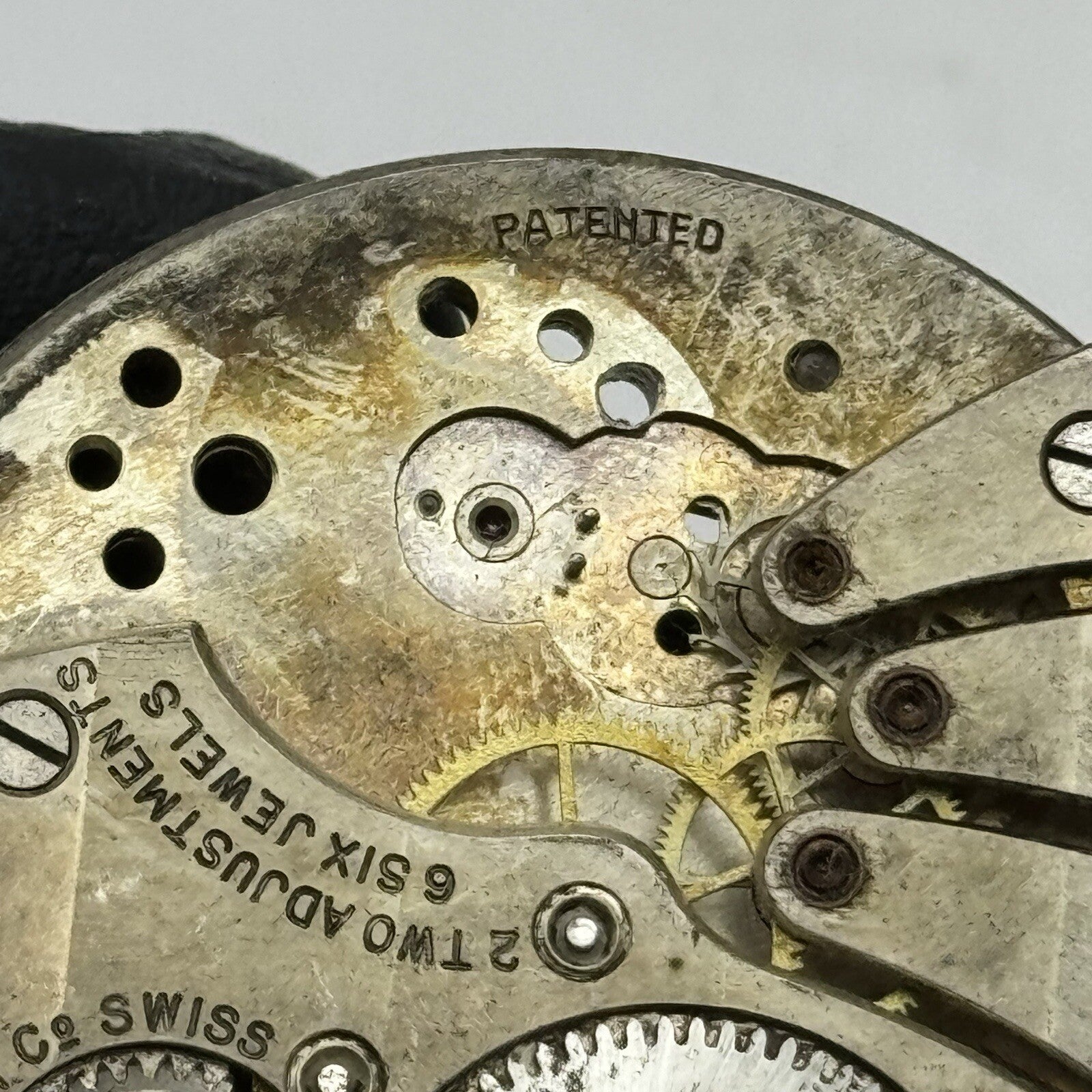 42.7mm Manual Wind Buren Watch Co Higher Grade Pocket Watch Movement FOR PARTS