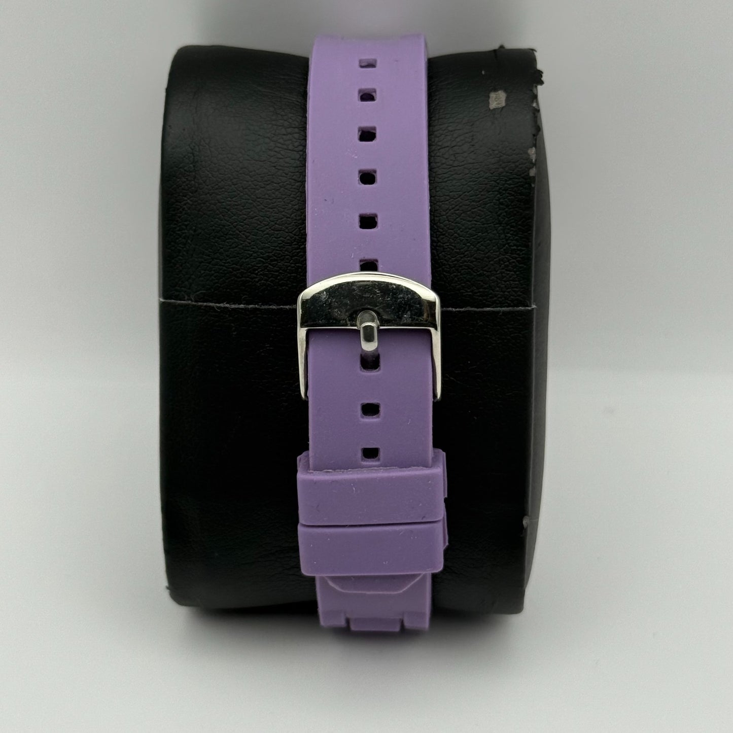 Citron Ladies Quartz Watch Crystal Accents Purple Strap Working 27mm New Battery